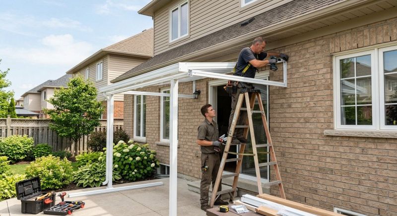 Aluminum Awning Installation in Napa, CA
