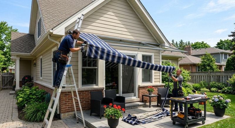 Cloth Awning Replacement in Santa Rosa, CA