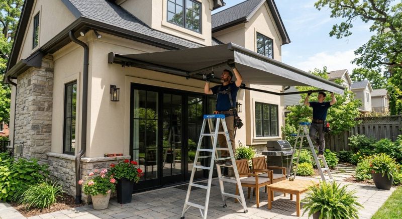 Custom Shade Installation in Sonoma County, CA
