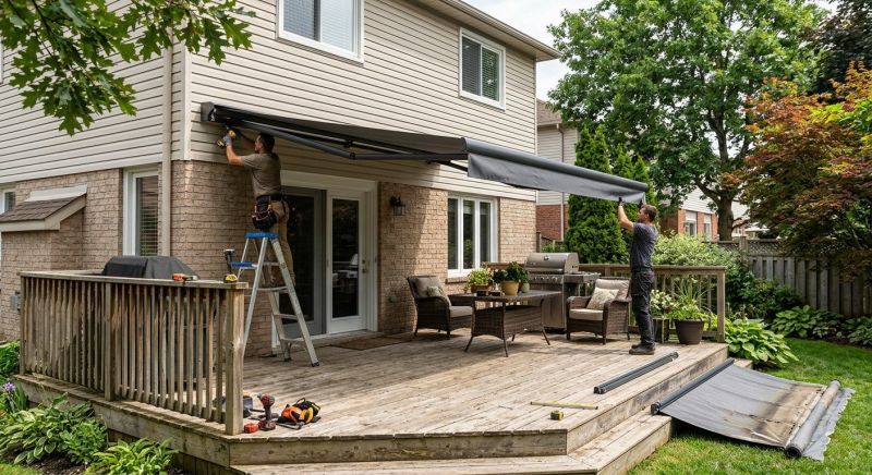 Deck Awning Replacement in Sonoma County, CA