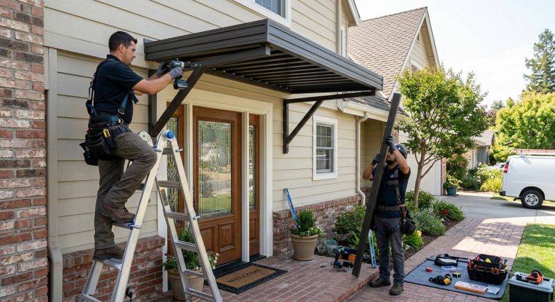 Metal Awning Installation in Fayetteville, NC