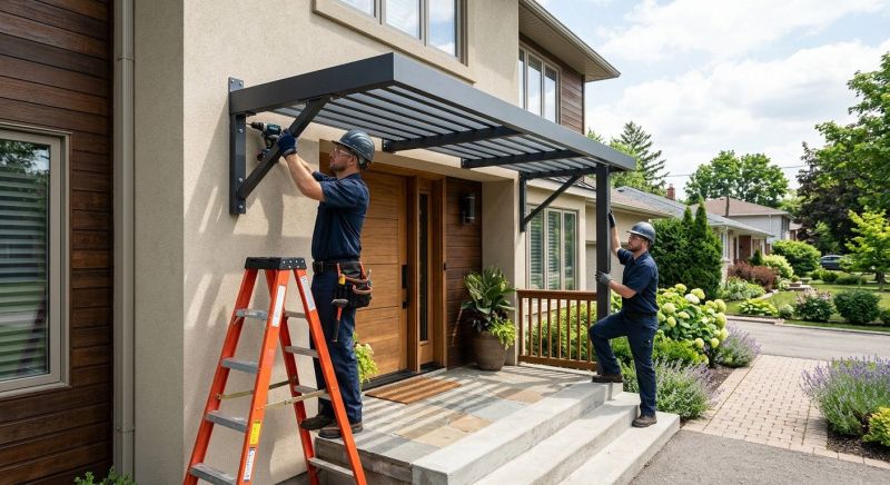 Metal Awning Installation in Santa Rosa, CA