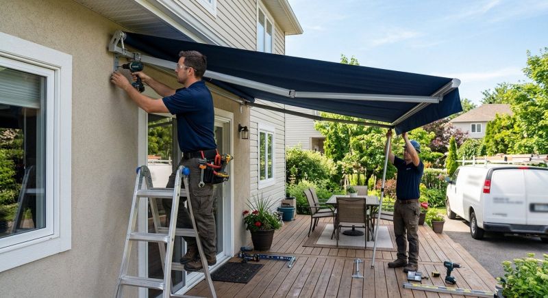 Custom Awning Installation in Santa Rosa, CA