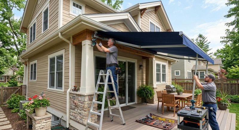 Custom Awnings Installation in Marin County, CA