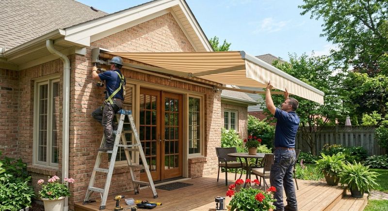 Deck Awning Installation in Santa Rosa, CA
