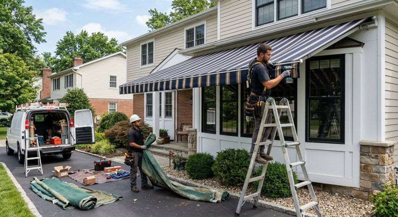 Fabric Awning Replacement in Santa Rosa, CA