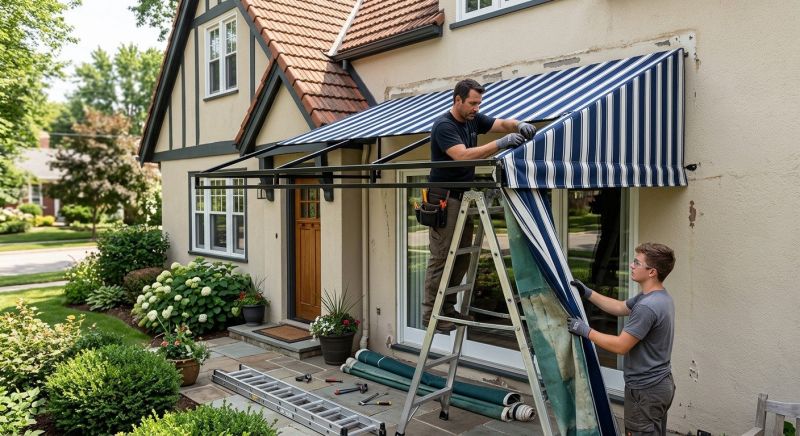 Fabric Awning Replacement in Santa Rosa, CA