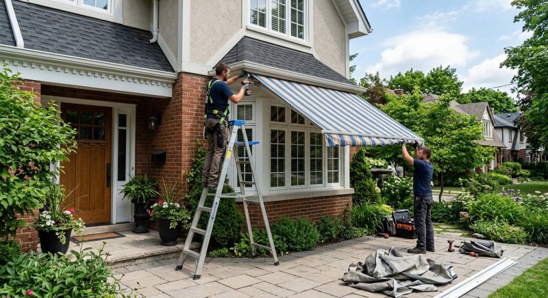 Fabric Awning Replacement in Sonoma County, CA
