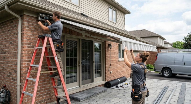 Home Awning Installation in Napa, CA