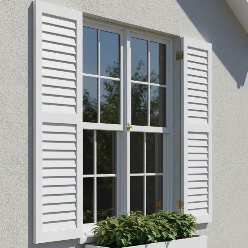 Louvered Shutters Installation