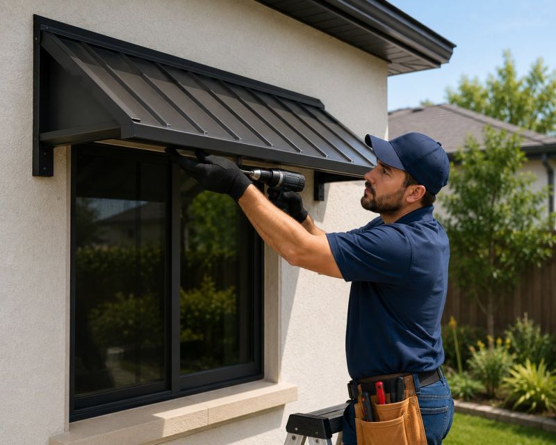 Metal Shade Installation in Fayetteville, NC