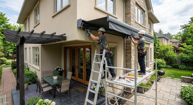Motorized Awning Installation in Sonoma County, CA