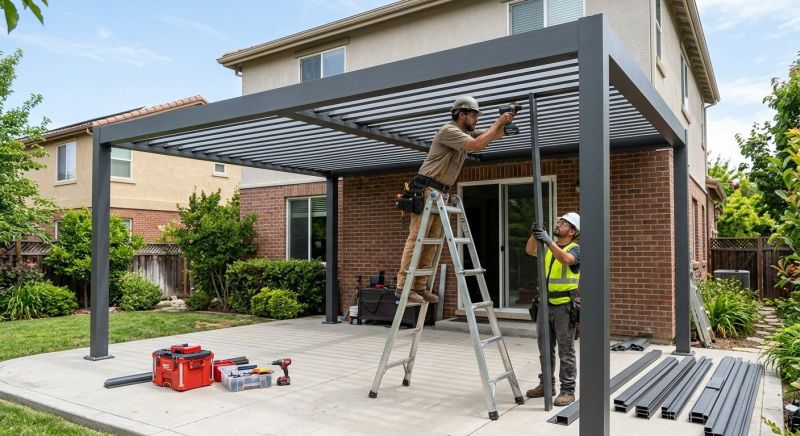 Patio Cover Installation in Santa Rosa, CA