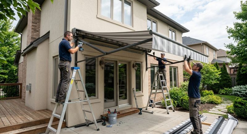 Retractable Awning Installation in Sonoma County, CA