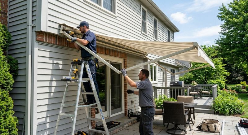 Retractable Awning Installation in Santa Rosa, CA