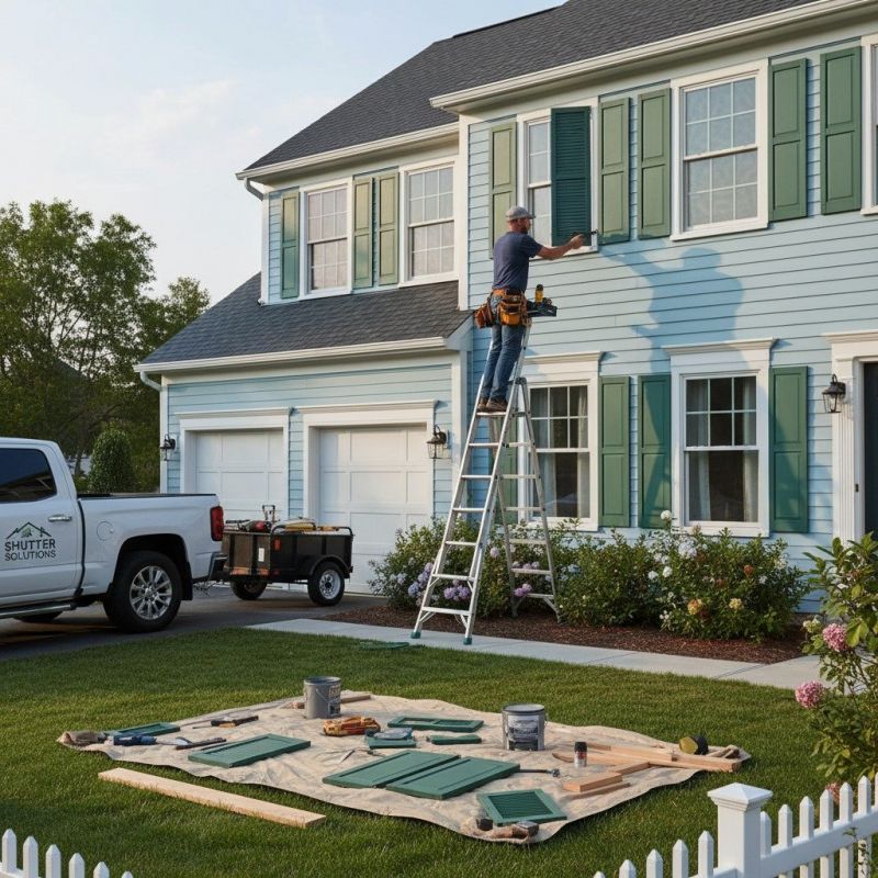Shutter Latch Replacement in Overland Park, KS