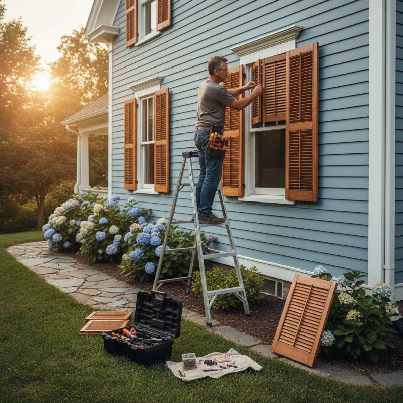 Shutter Reattachment in Olathe, KS