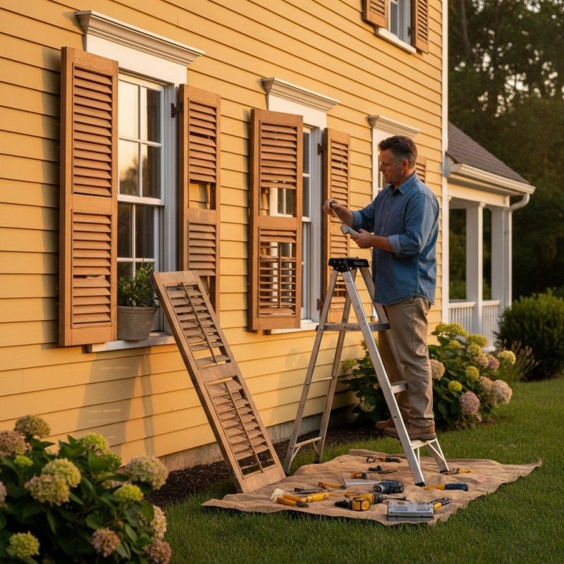 Shutter Reattachment in Alpharetta, GA