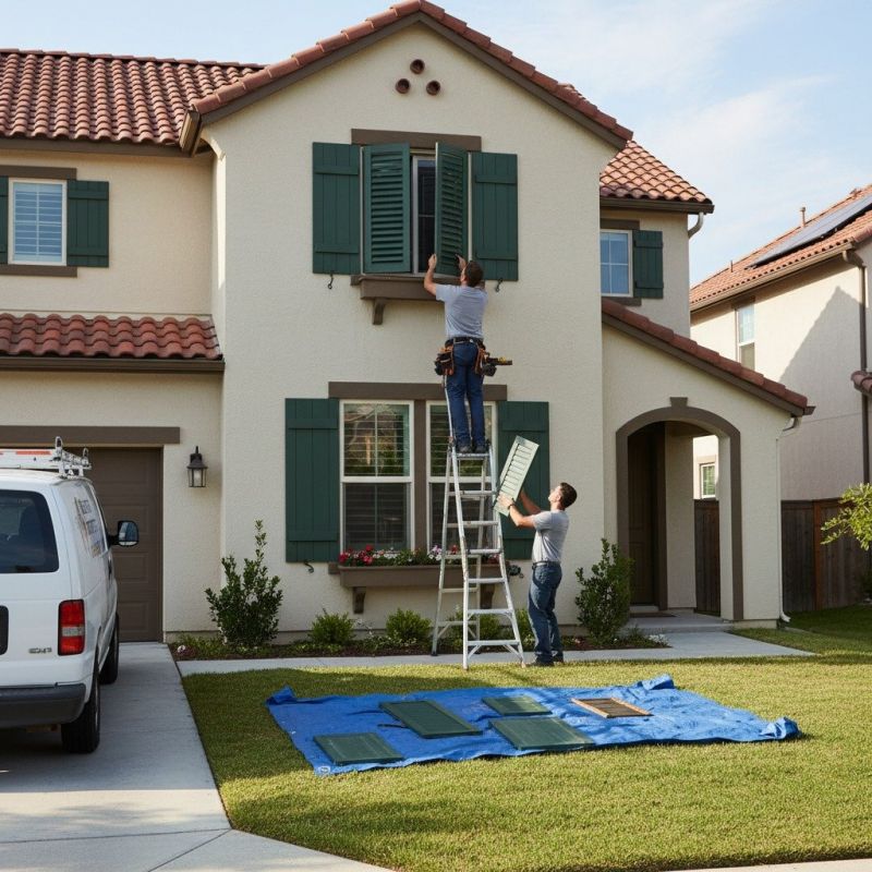 Shutter Reattachment in Overland Park, KS