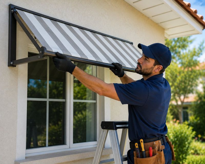 Window Awning Installation in Sonoma County, CA