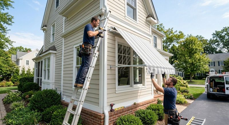 Window Awning Installation in Sonoma County, CA